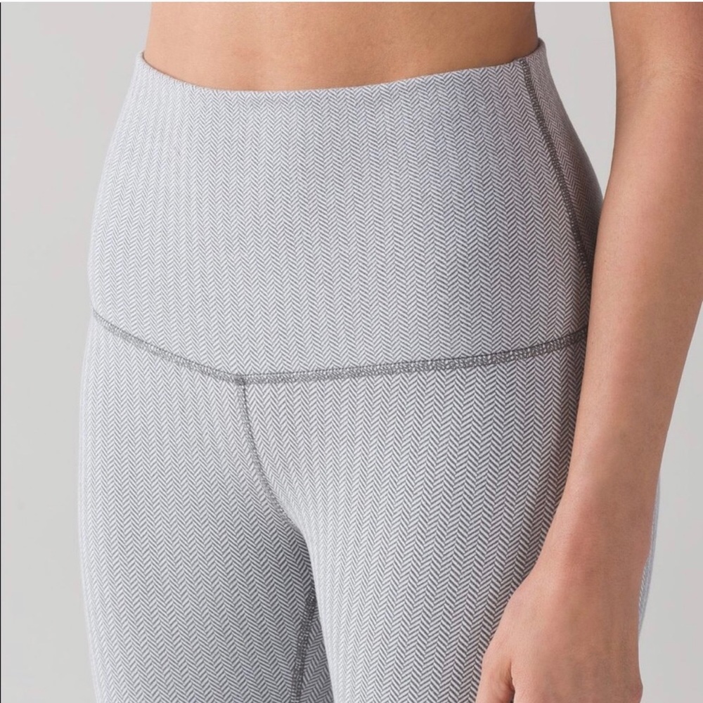 Lululemon Wunder Under High Rise Pant Herringbone